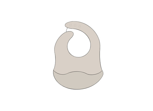 Modern Baby Bib Cookie Cutter