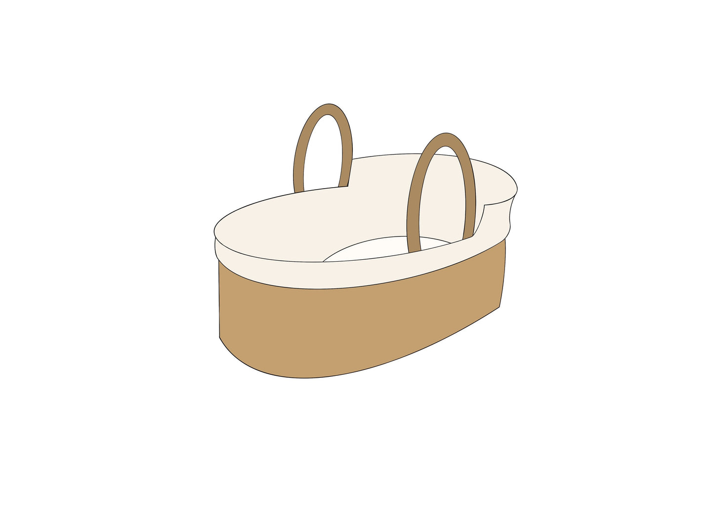 Bassinet Cookie Cutter
