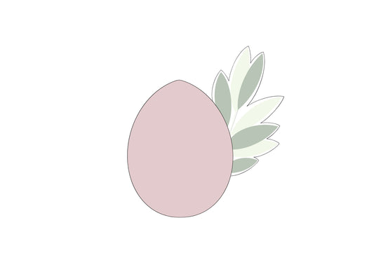 Leafy Egg Cookie Cutter