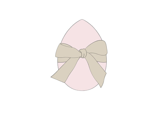 Egg with a Bow Cookie Cutter