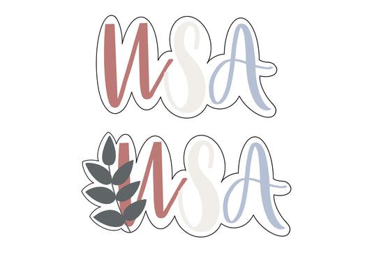 USA version 3 with or without Greenery Cookie Cutters