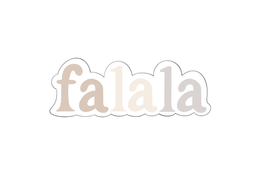 fa la la 2 Cookie Cutter