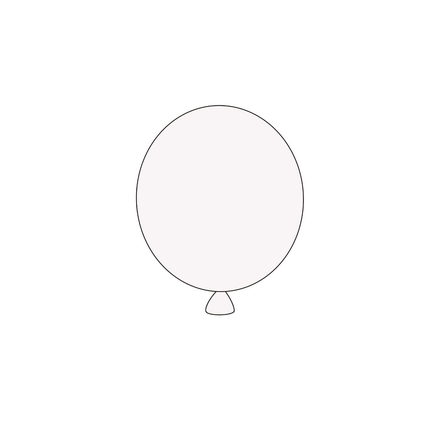 Single Balloon Cookie Cutter