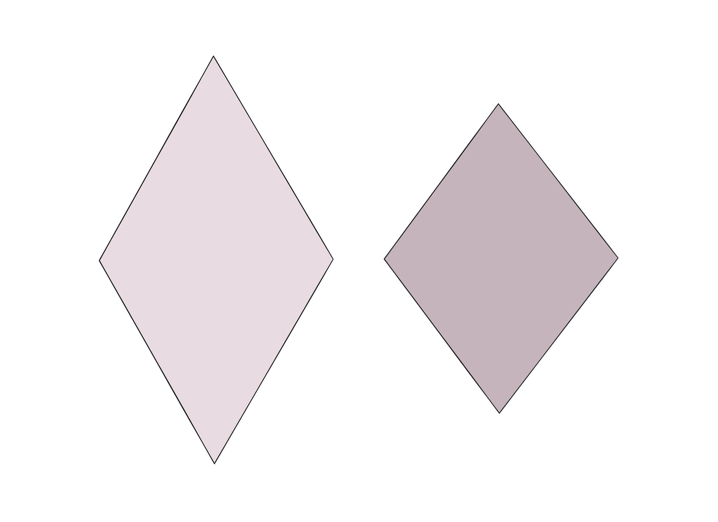 Diamond 1 or Diamond 2 Cookie Cutters