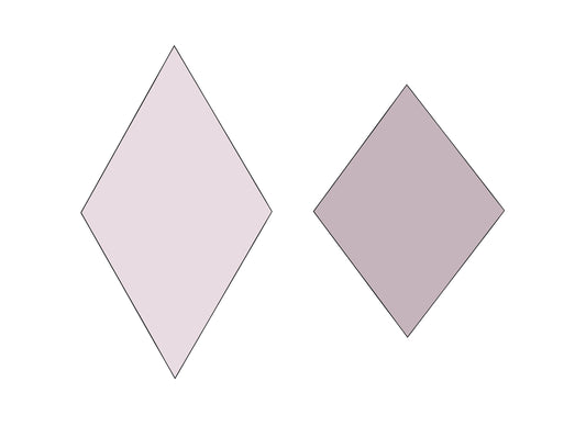 Diamond 1 or Diamond 2 Cookie Cutters