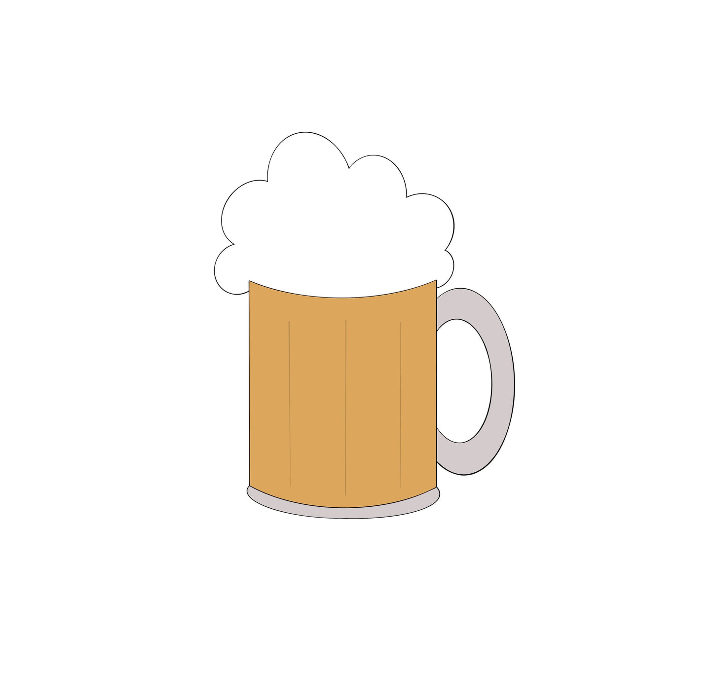 Beer Mug Cookie Cutter