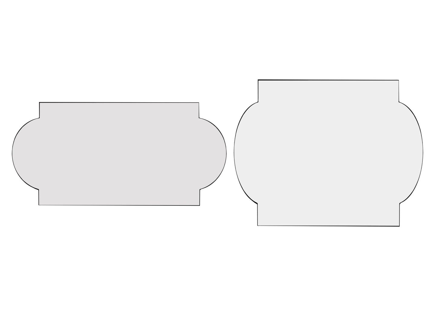 Plaque 4 or Plaque 4 Wide Cookie Cutters