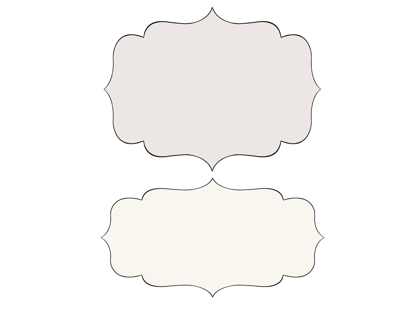 Plaque 9 Wide or Plaque 9 Skinny Cookie Cutters