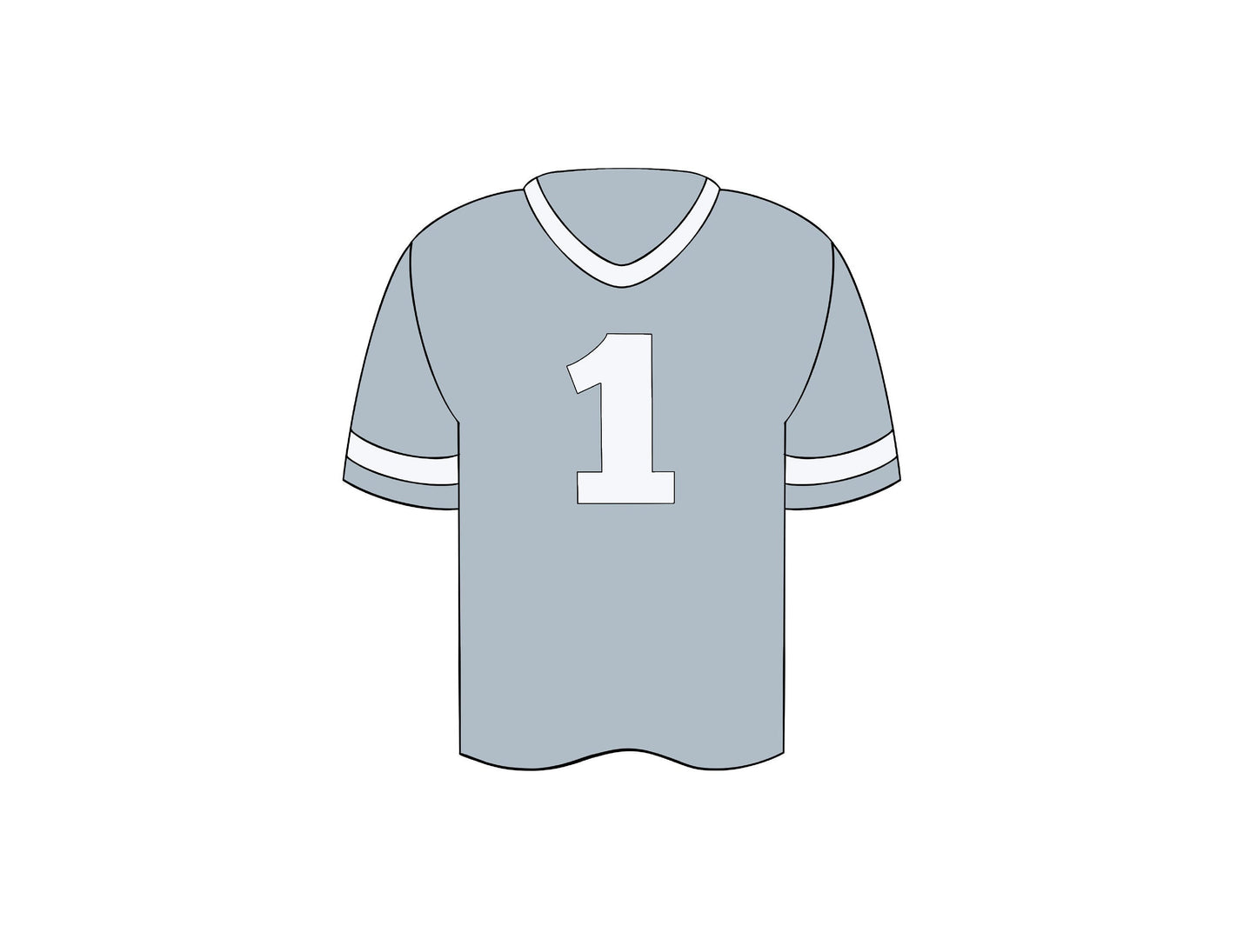 Football Jersey Cookie Cutter