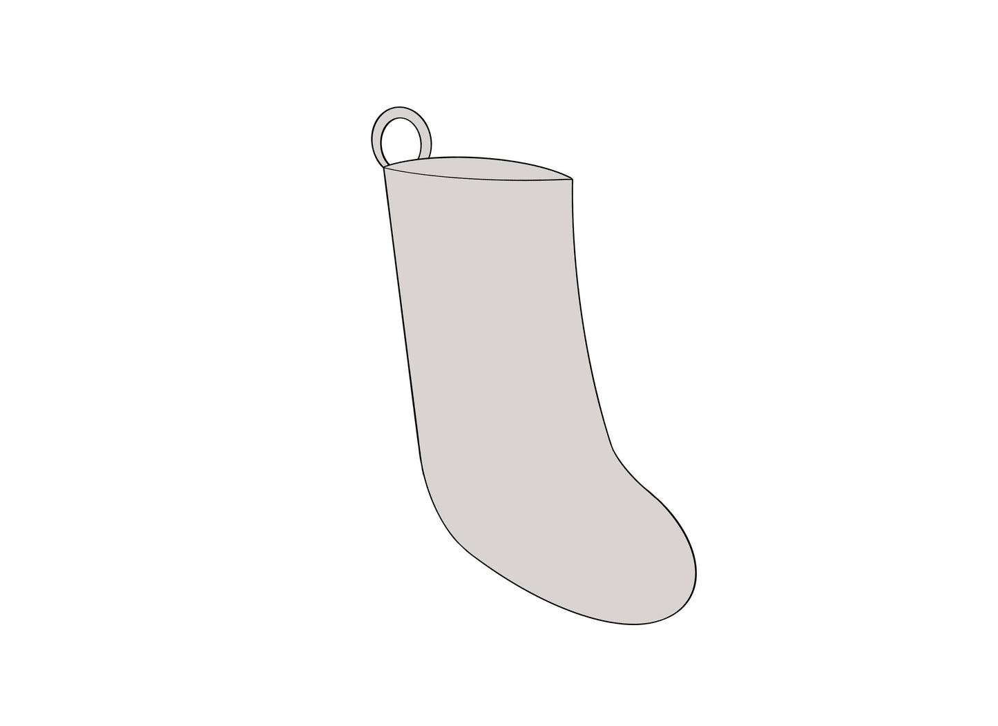 Cute Christmas Stocking Cookie Cutters