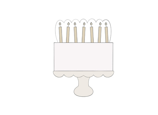 Candle Cake Cookie Cutter