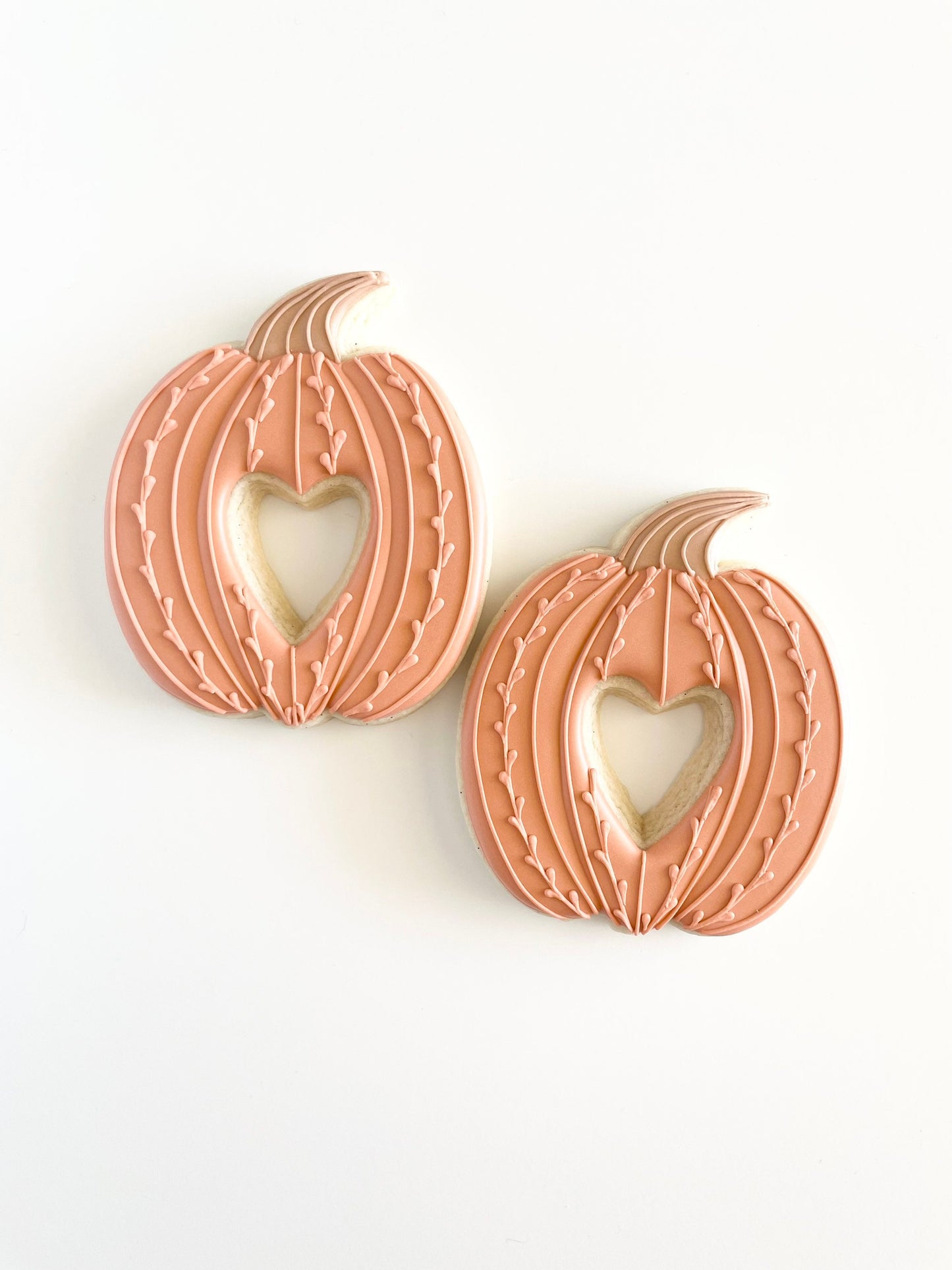 Pumpkin with Heart cut out Cookie Cutter