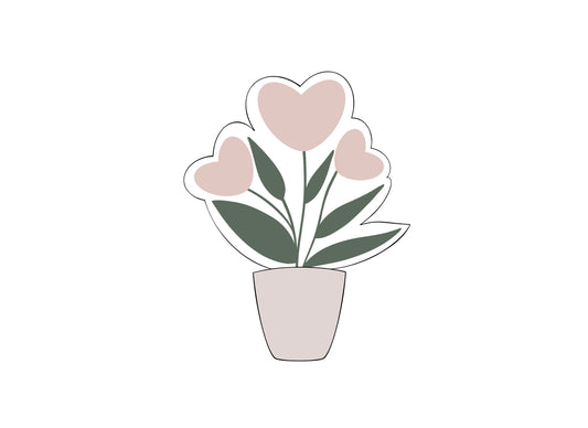 Heart Plant Cookie Cutters