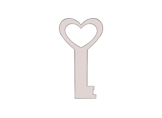 Heart Key Cookie Cutter