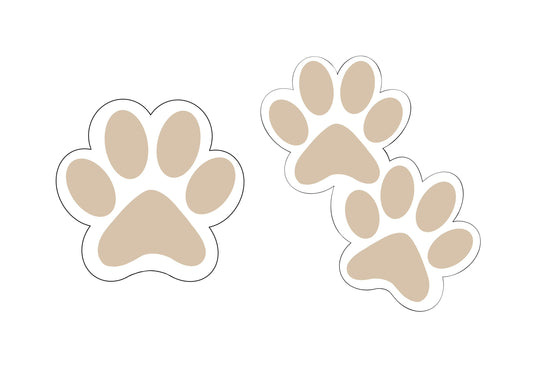 Dog Paw Print or Double Paw Print Cookie Cutters