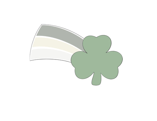Shamrock with Rainbow Cookie Cutter