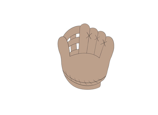 Baseball Glove Cookie Cutter