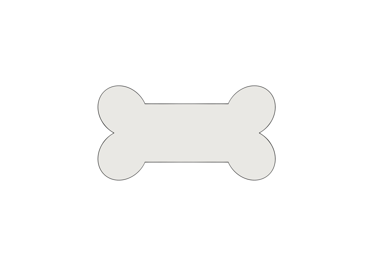Dog Bone Cookie Cutter
