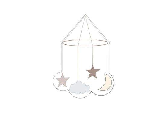 Baby Crib Mobile Cookie Cutter