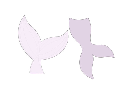 Mermaid Tail 1 or 2 Cookie Cutters