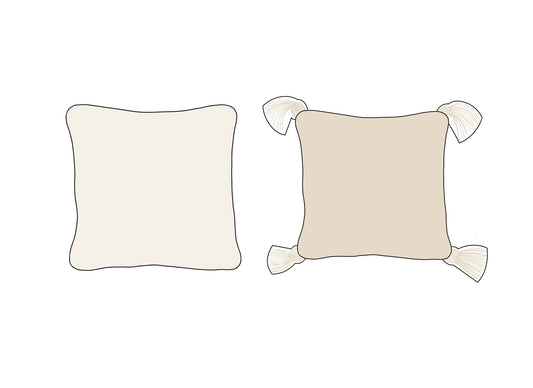 Pillow with or without Tassels Cookie Cutters