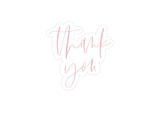 Thank You Plaque Cookie Cutter