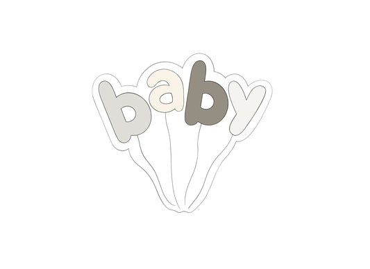 Baby Balloons Cookie Cutter
