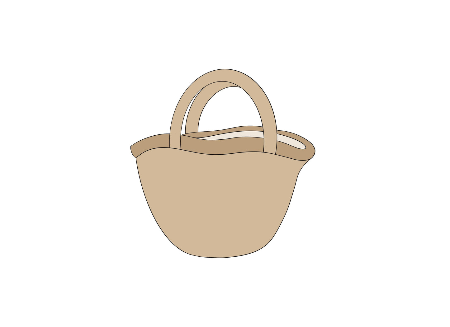 Beach Purse Cookie Cutter