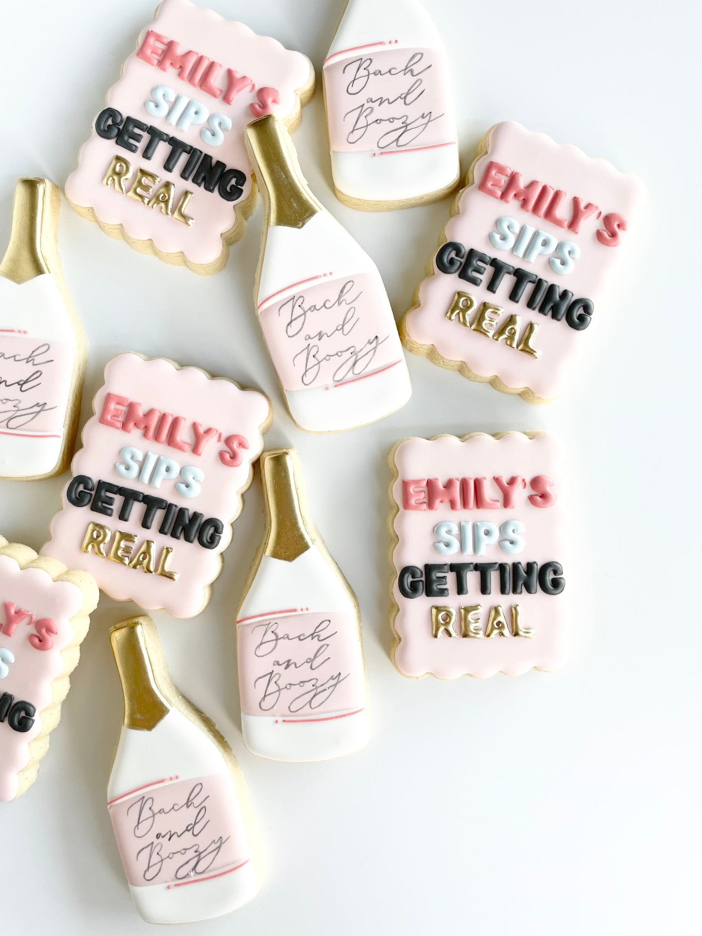 Champagne Bottle with or without Bow Cookie Cutters