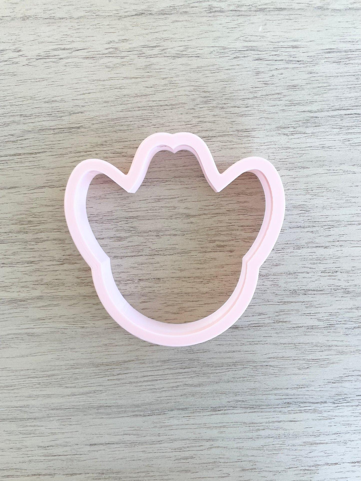 Smiley Face with Cowboy Hat Cookie Cutter