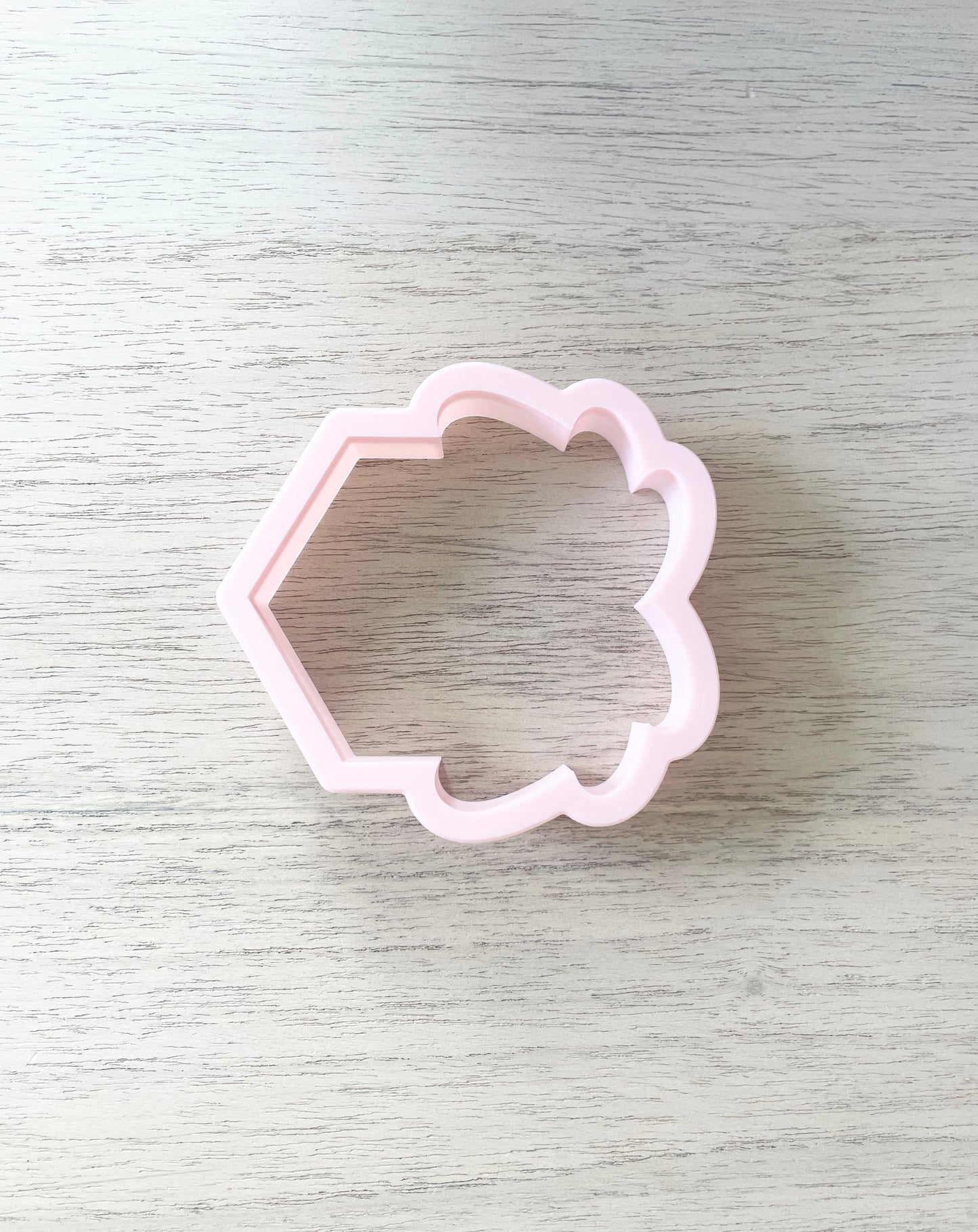 Hexagon with Greenery Cookie Cutter