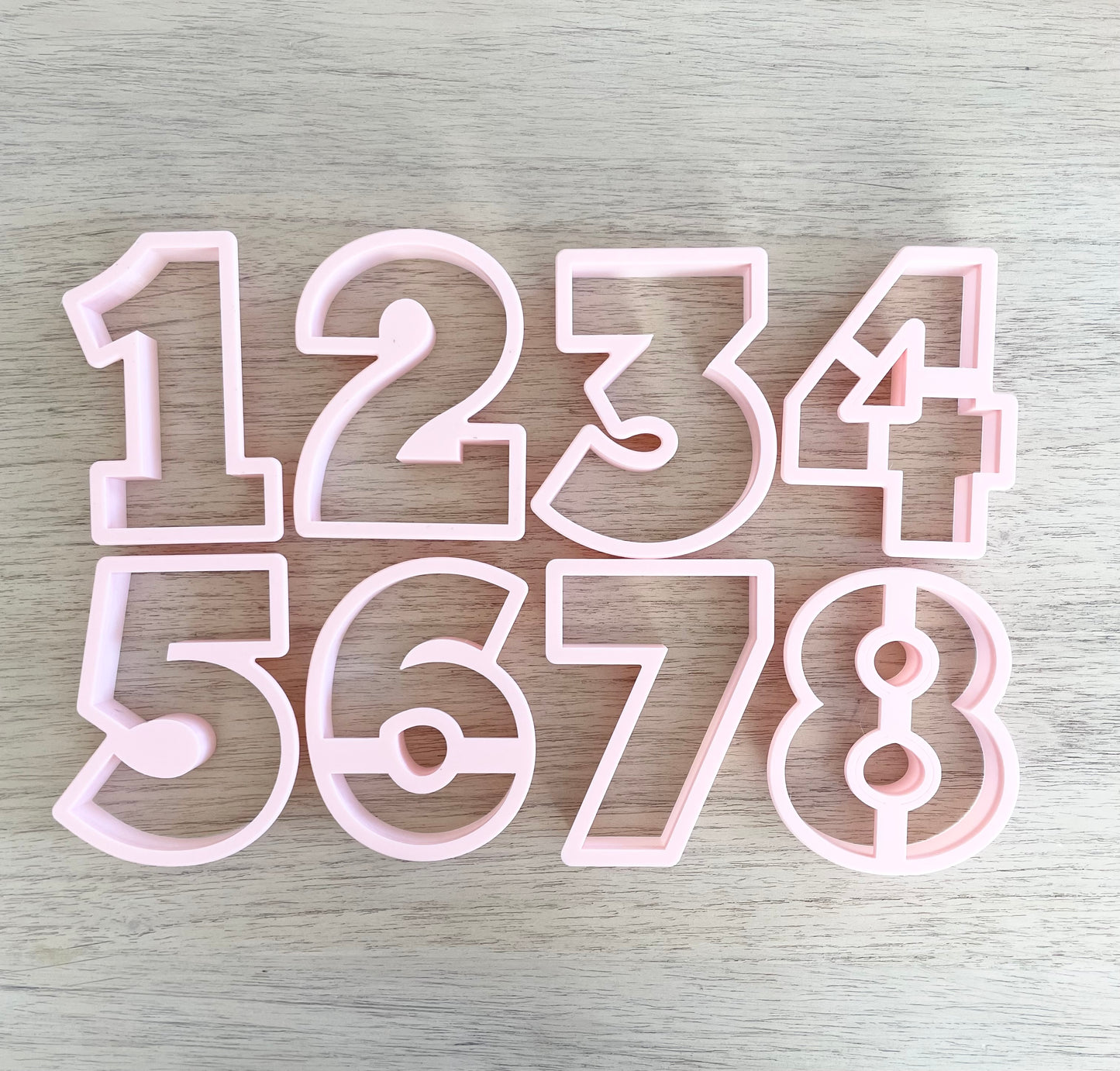 Basic Numbers 1-9 Cookie Cutters