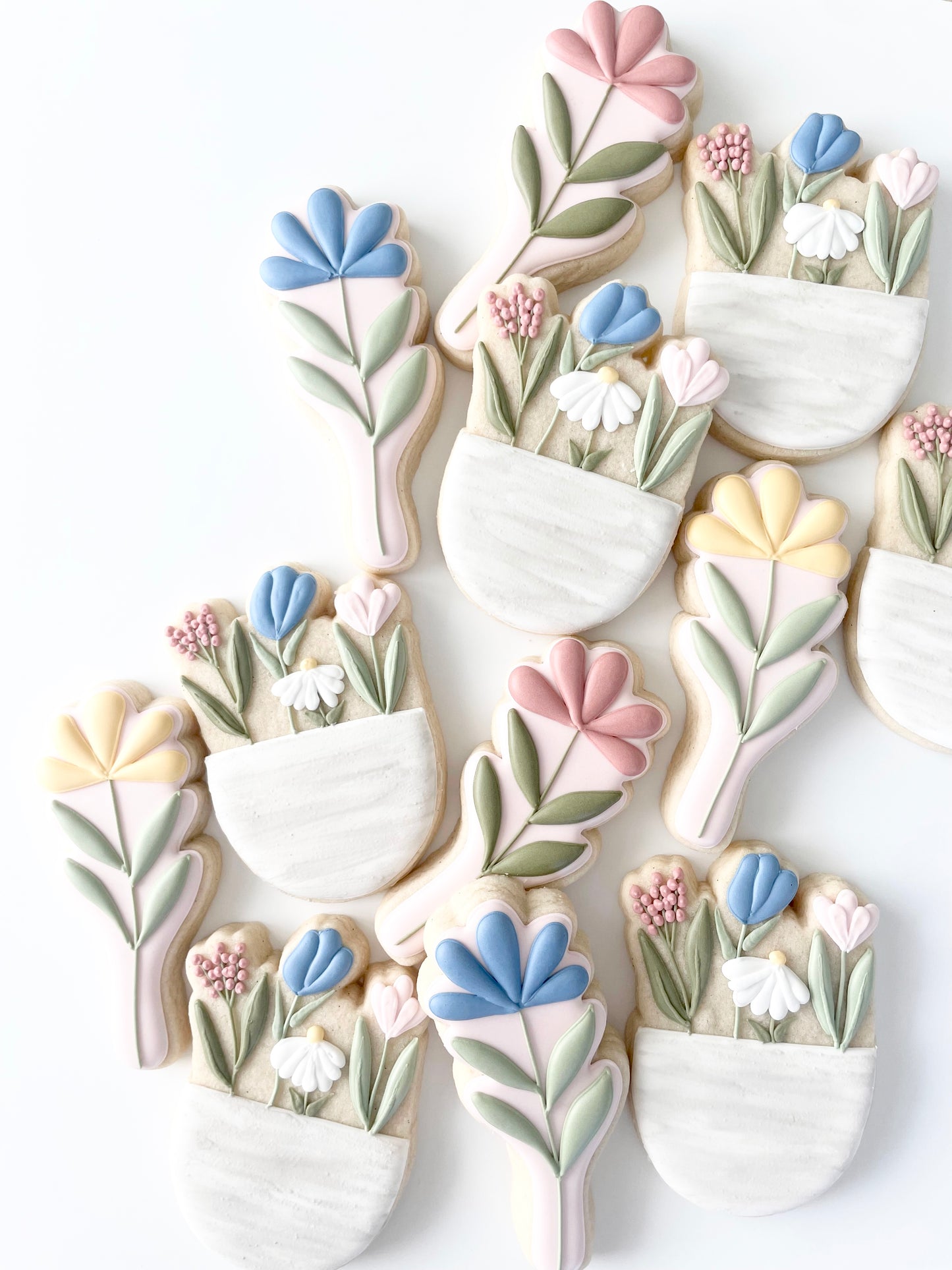 Skinny Tall Flower Stems Cookie Cutters
