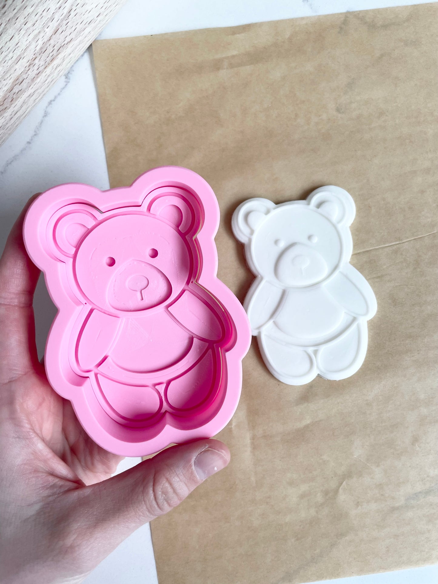 Teddy Bear Embosser and Cookie Cutter Set