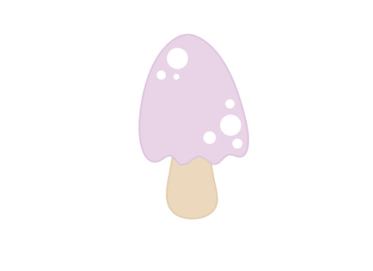 Purple Mushroom Cookie Cutter