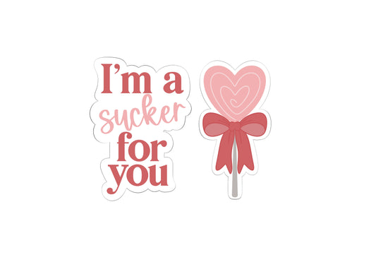 I'm A Sucker For You Valentine's Set Cookie Cutters