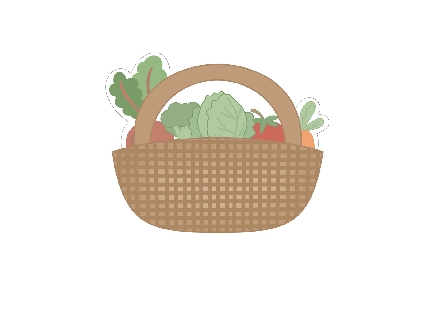 Garden Basket Cookie Cutter