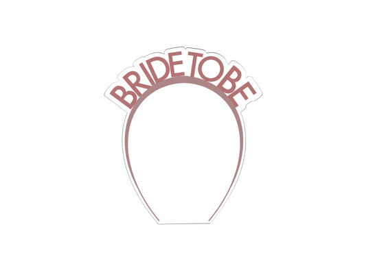 Bride To Be Headband Cookie Cutter