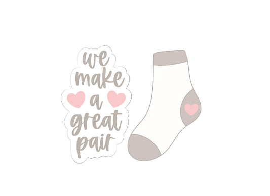 We Make A Great Pair Valentine's Set Cookie Cutters