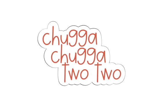 Chugga Chugga Two Two Plaque Cookie Cutter