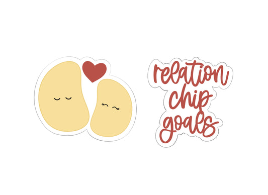 Relation Chip Goals Valentine's Set Cookie Cutters