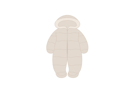 Baby Puffer Coat Cookie Cutter