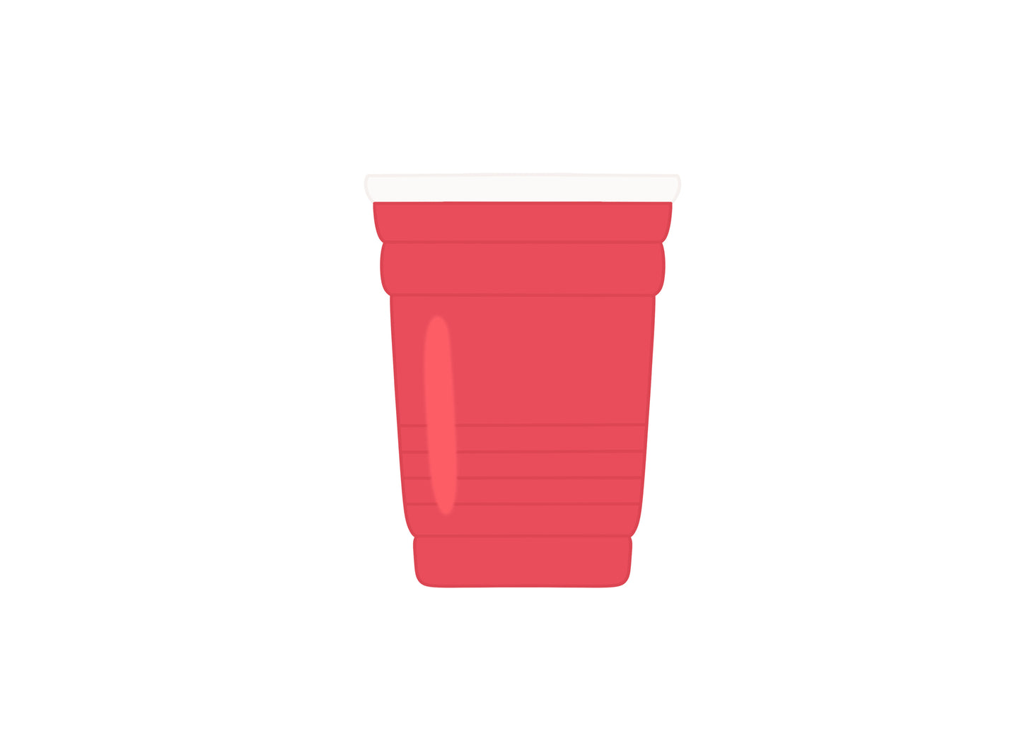 Red Solo Cup Cookie Cutter