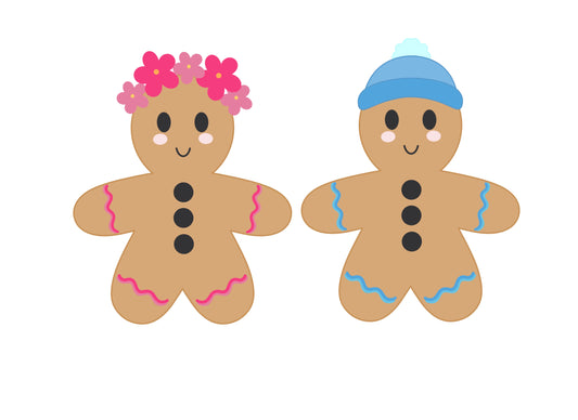 Gingerbread Girl or Gingerbread Boy 2023 Cookie Cutters