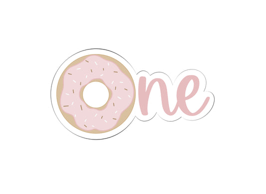 Donut ONE font Cookie Cutter