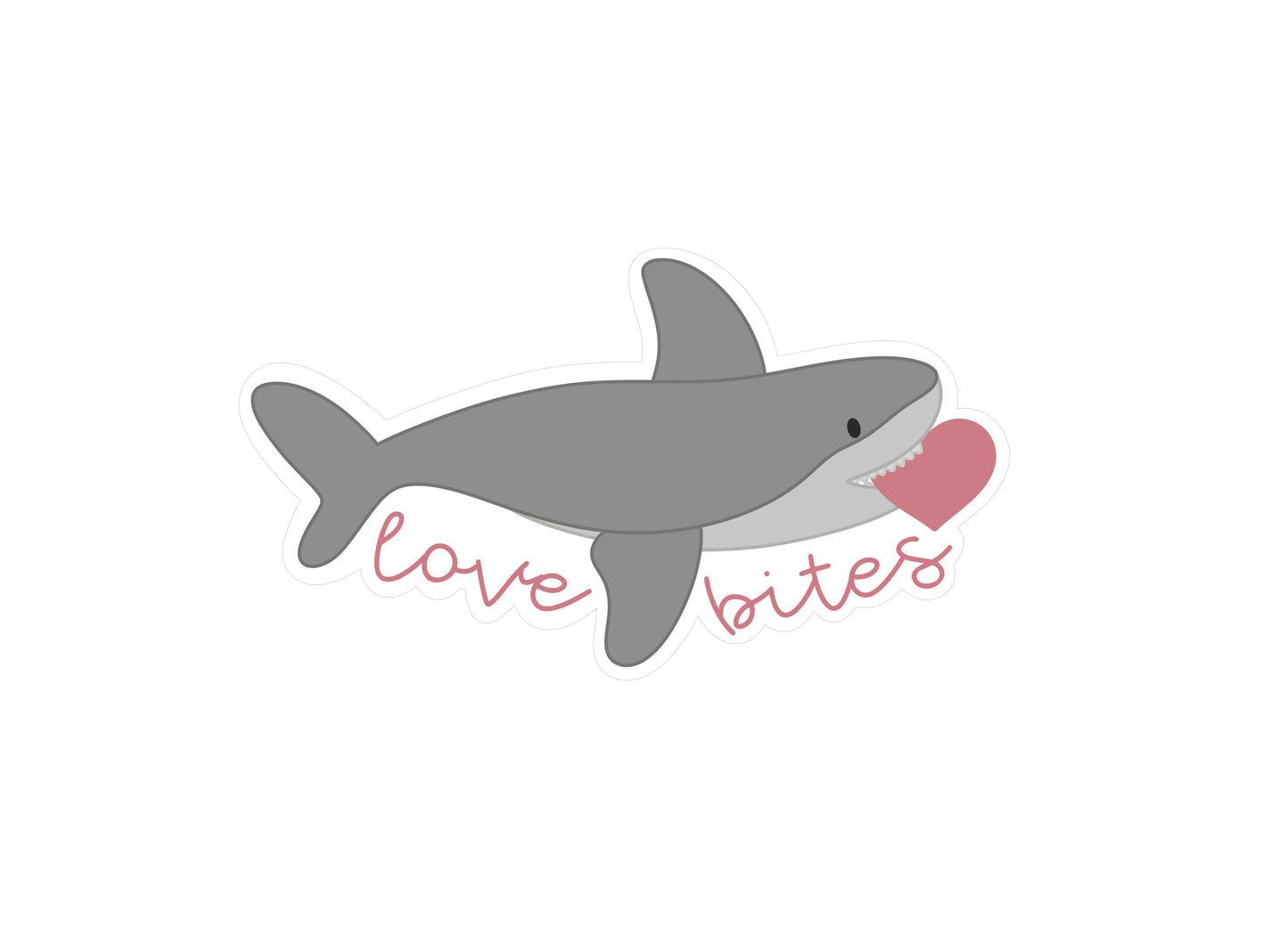 Love Bites Shark Cookie Cutter