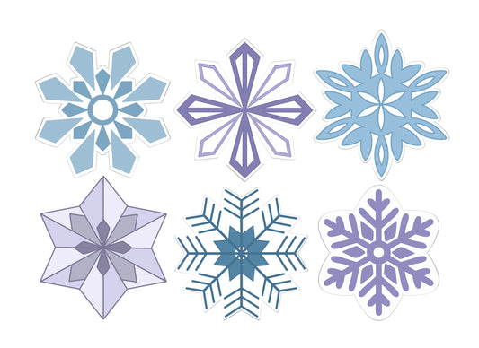 Snowflake 3, 4, 5, 6, 7, or 8 Cookie Cutters