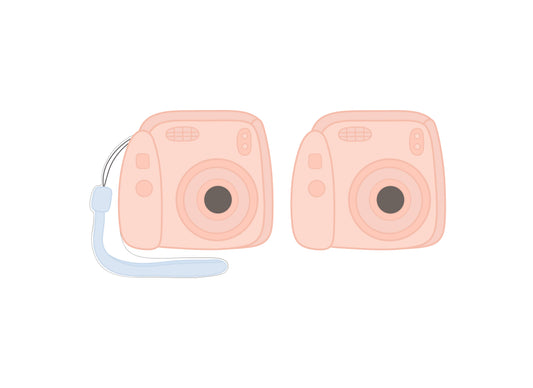 Poloroid Camera with or without Strap Cookie Cutter