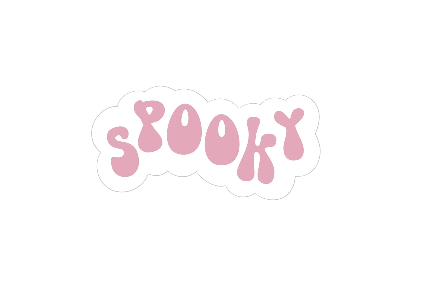 Groovy Spooky Plaque Cookie Cutter