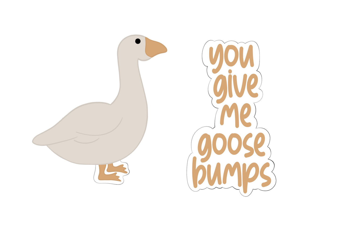 You Give Me Goosebumps Valentine's Set Cookie Cutters